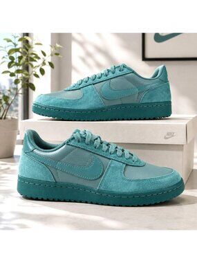 Nike Field General Casual Suede Shoes Mens 9 Evergreen Aura HV8568-300